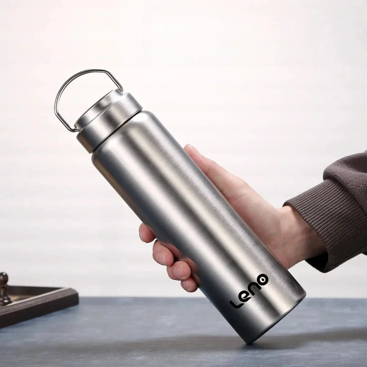 Gourde isotherme sport 900 ml – inox argent robuste gourde isotherme