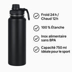 gourde isotherme sport 750ml gourde isotherme