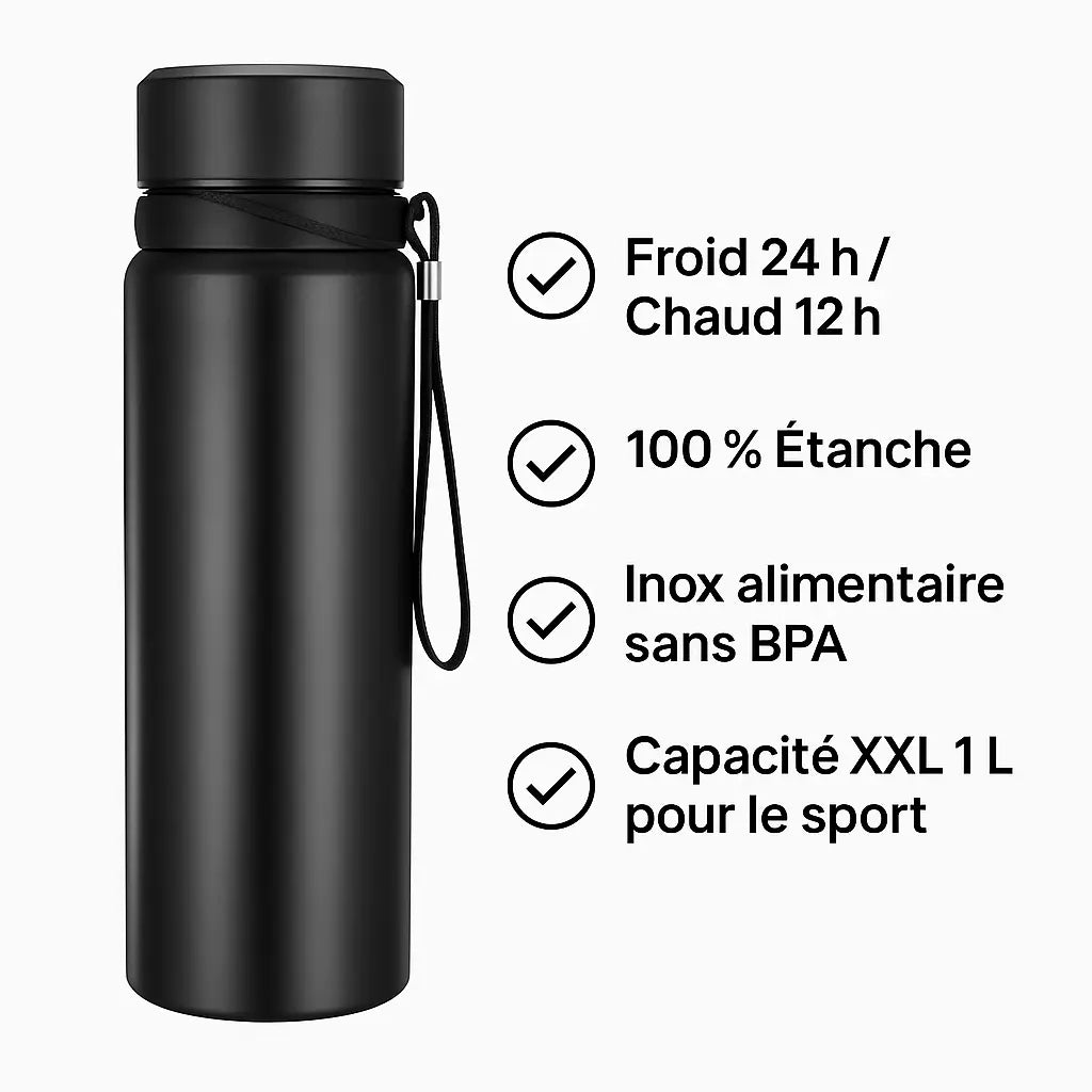 gourde isotherme sport 1L gourde isotherme