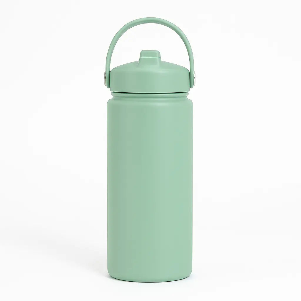 Gourde isotherme sport 500 ml – inox vert personnalisable gourde isotherme