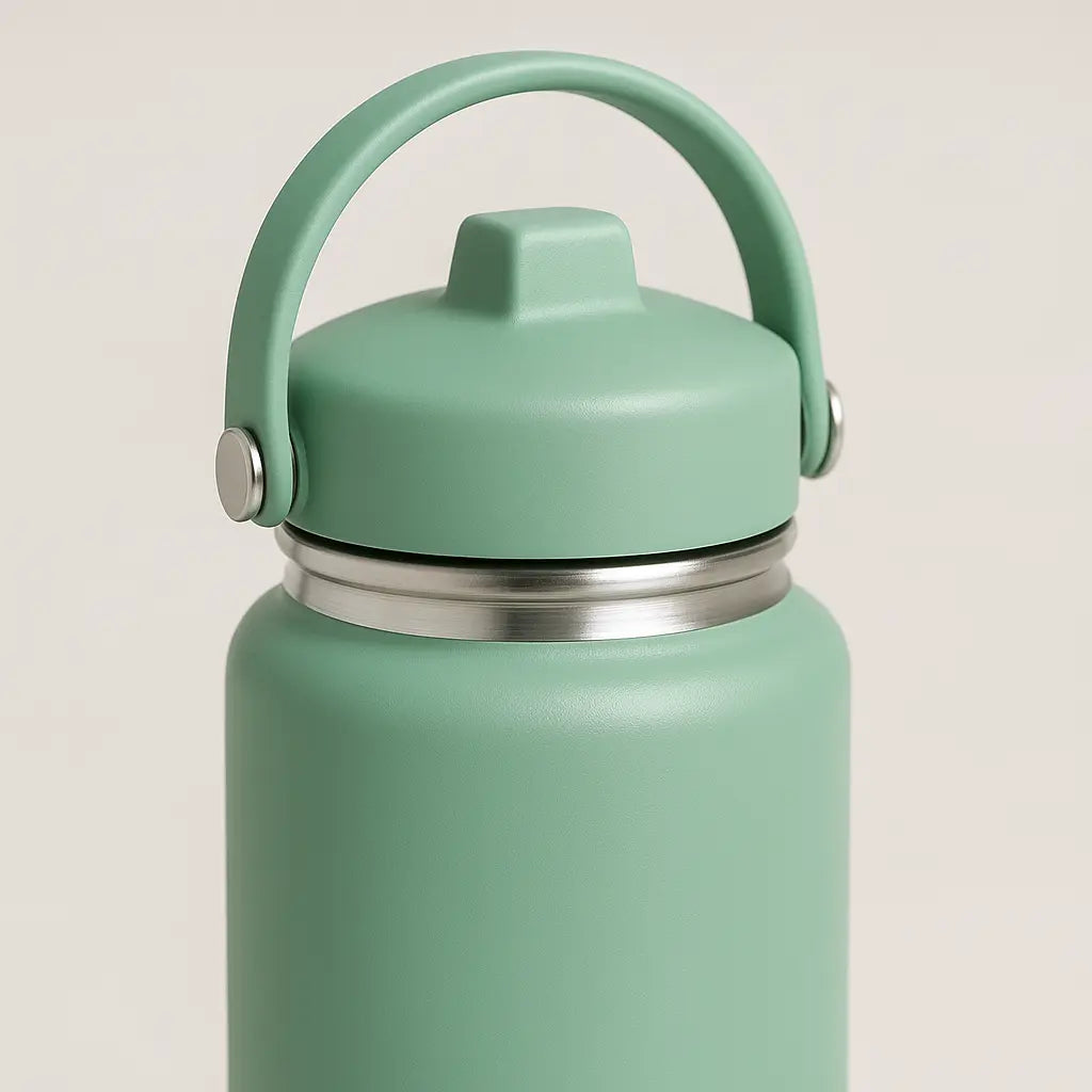 Gourde isotherme sport 500 ml – inox vert personnalisable gourde isotherme