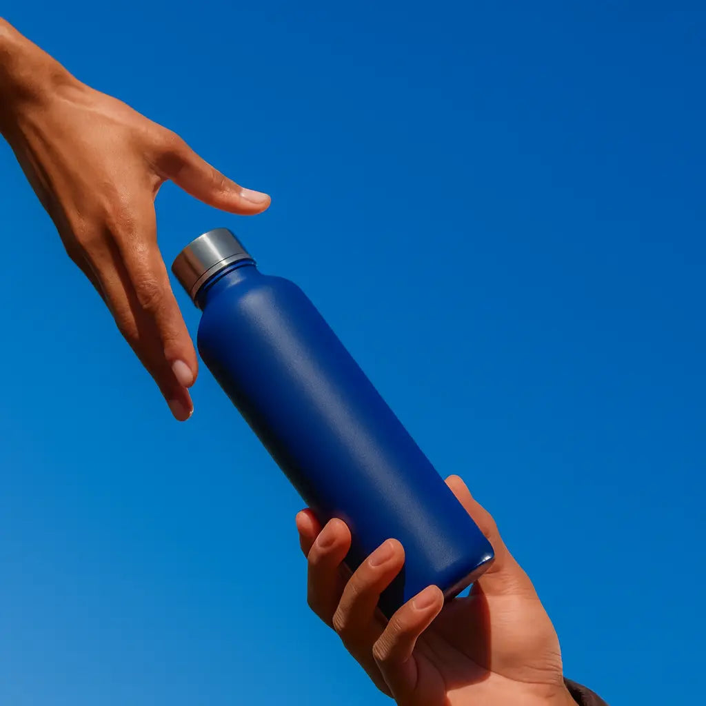 Gourde isotherme sport 1 L – inox bleu vert & étanche gourde isotherme