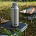 Gourde isotherme sport 900 ml – inox argent robuste gourde isotherme