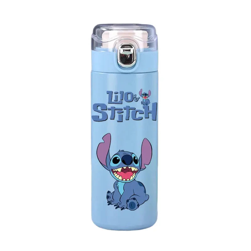 Gourde isotherme enfant 400 ml – Stitch bleu étanche gourde isotherme