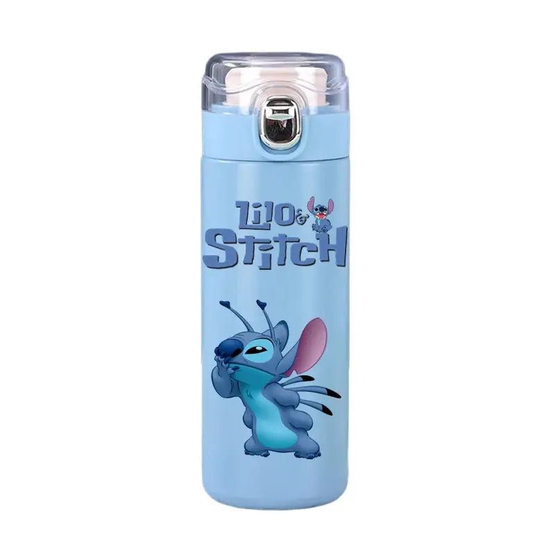 Gourde isotherme enfant 400 ml – Stitch bleu étanche gourde isotherme