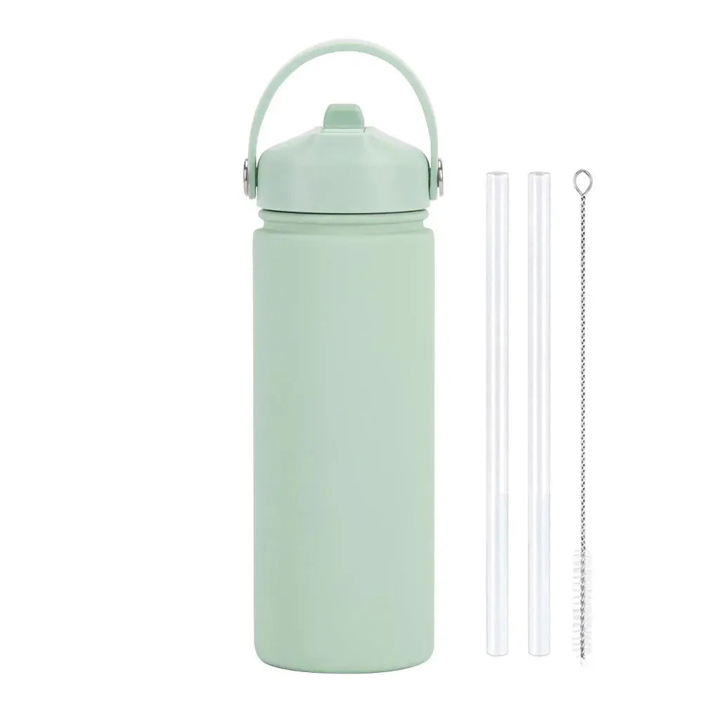 Gourde isotherme sport 500 ml – inox vert personnalisable gourde isotherme