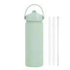 Gourde isotherme sport 500 ml – inox vert personnalisable gourde isotherme