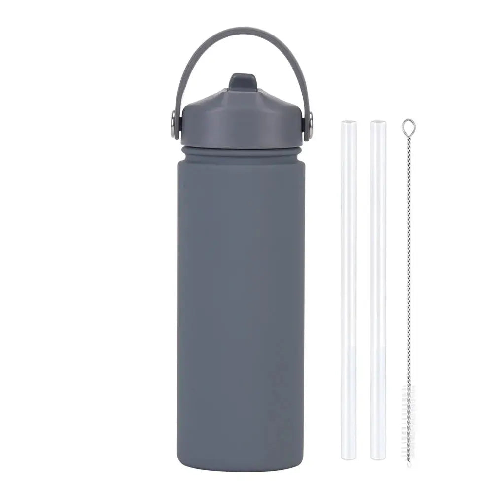 Gourde isotherme sport 500 ml – inox vert personnalisable gourde isotherme