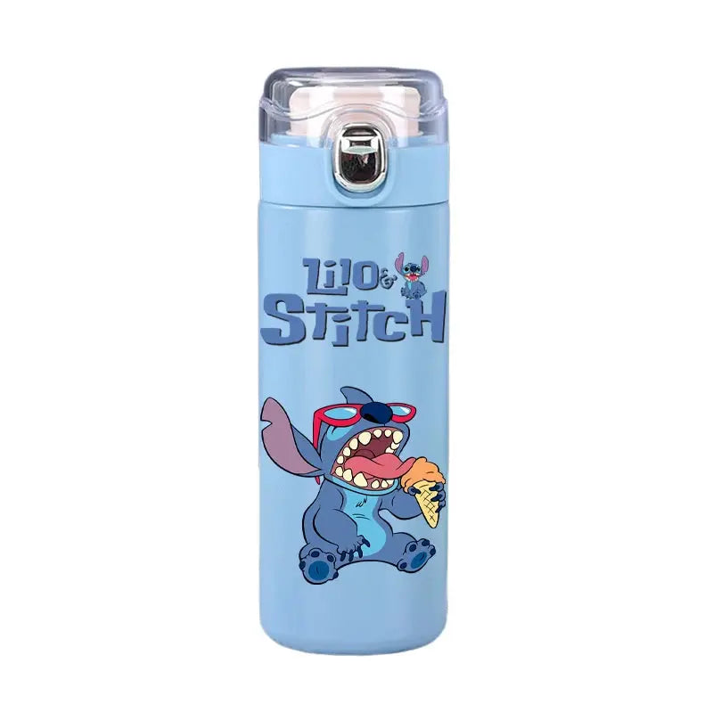 Gourde isotherme enfant 400 ml – Stitch bleu étanche gourde isotherme