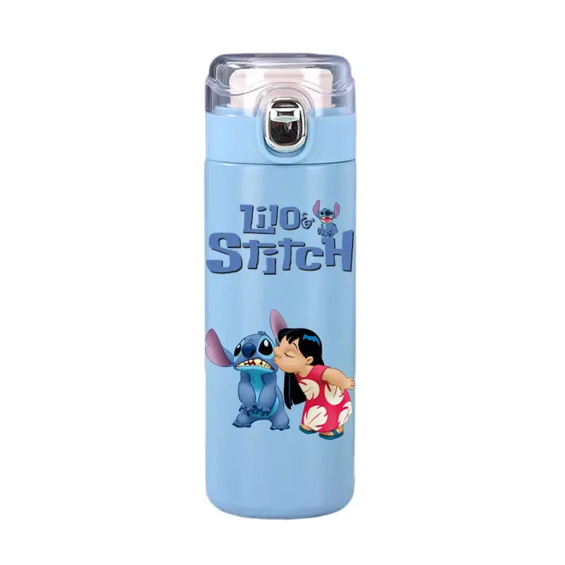 Gourde isotherme enfant 400 ml – Stitch bleu étanche gourde isotherme