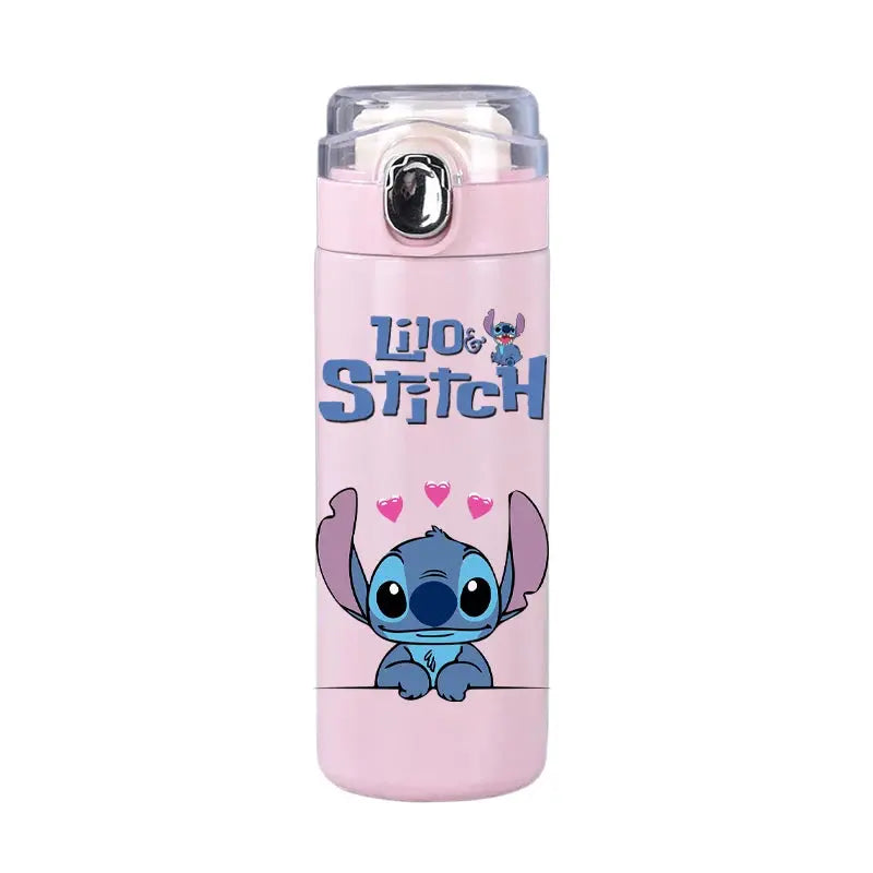 Gourde isotherme enfant 400 ml – Stitch bleu étanche gourde isotherme