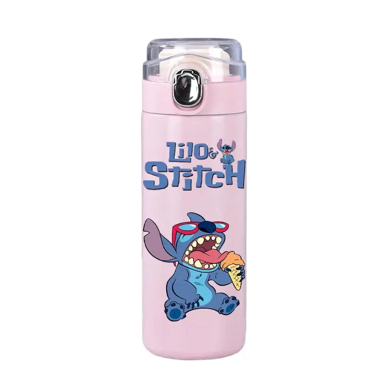 Gourde isotherme enfant 400 ml – Stitch bleu étanche gourde isotherme