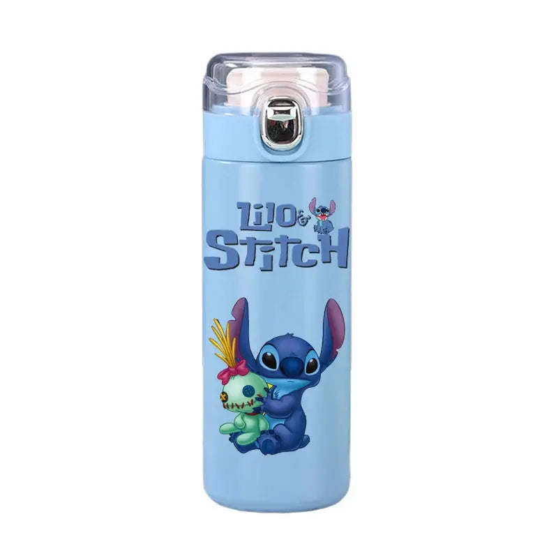 Gourde isotherme enfant 400 ml – Stitch bleu étanche gourde isotherme